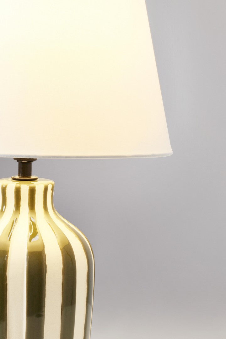 Lampă De Masă Ceramică Verde, Falyn Lines Bizzotto - Imagine 4
