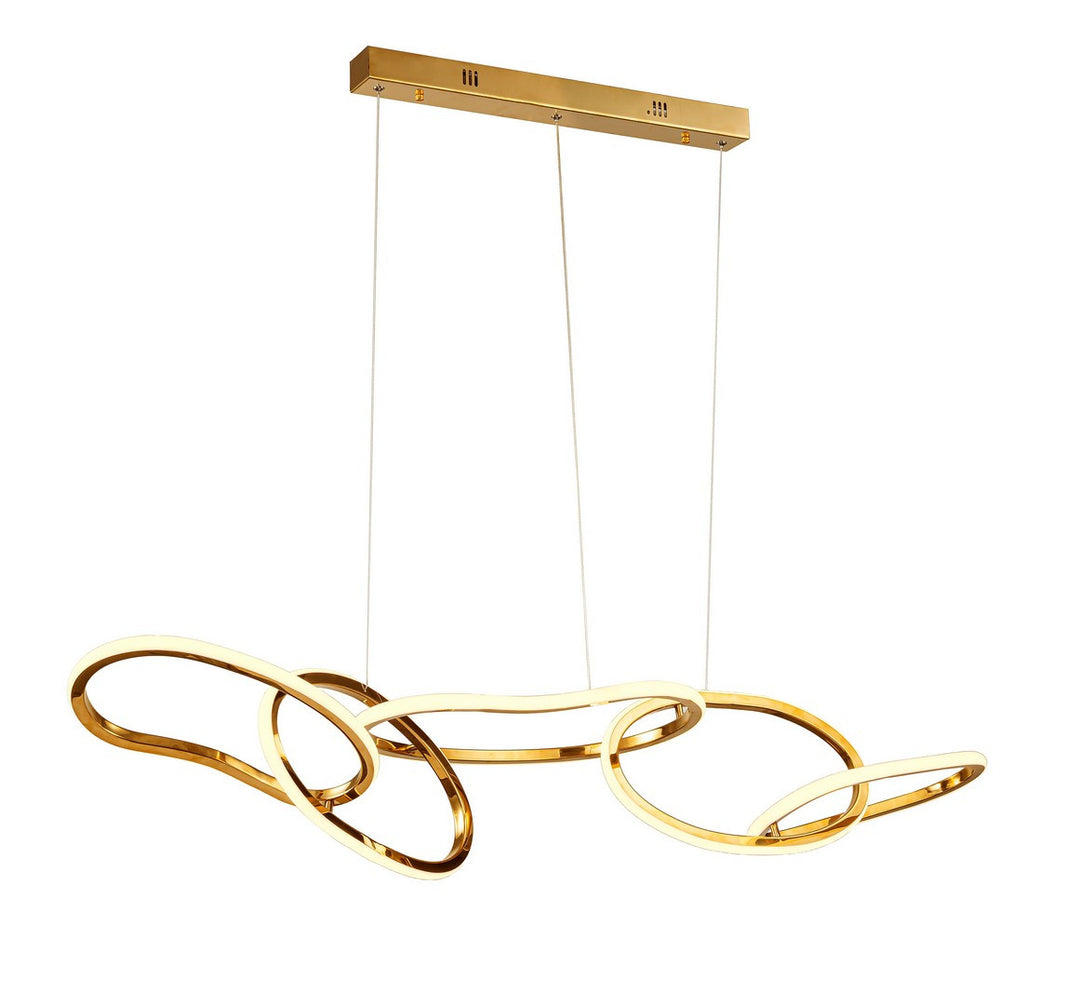 Lampă Suspendată Modernă Aurie Cu LED, Alken Bizzotto - Imagine 1