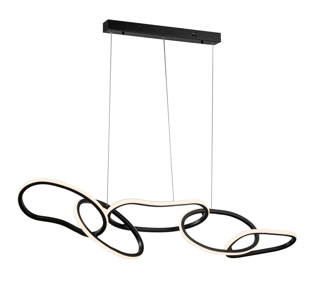 Lampă Suspendată Modernă Neagră Cu LED, Alken Bizzotto - Imagine 1