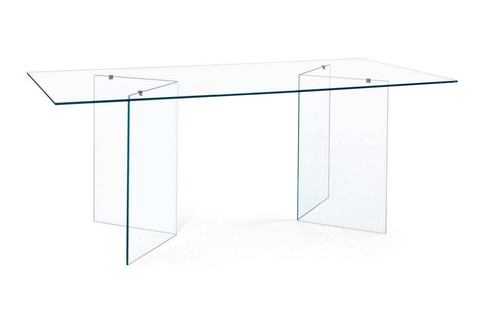 Masă Rectangulară Sticlă Transparentă, Iride Bizzotto - Imagine 1