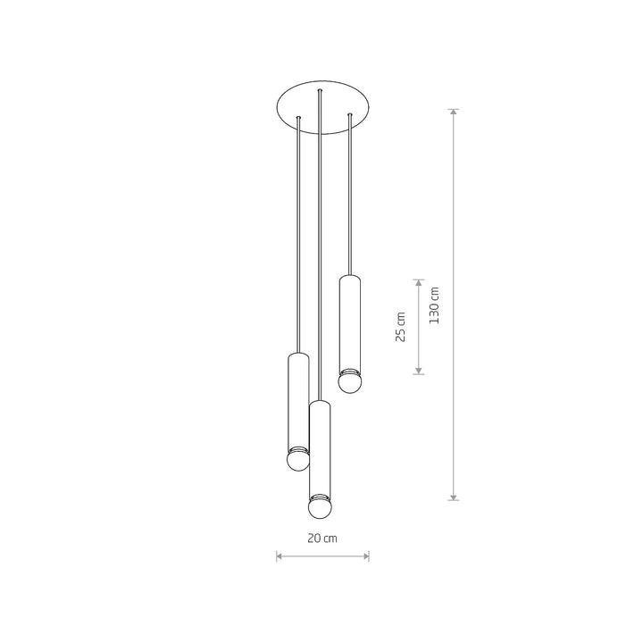 Lustră Baton Iii 7856, Nowodvorski