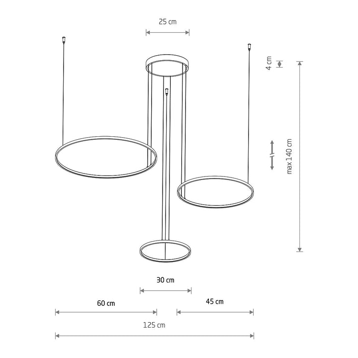 Lustră Circolo Led 3000k 11602, Nowodvorski