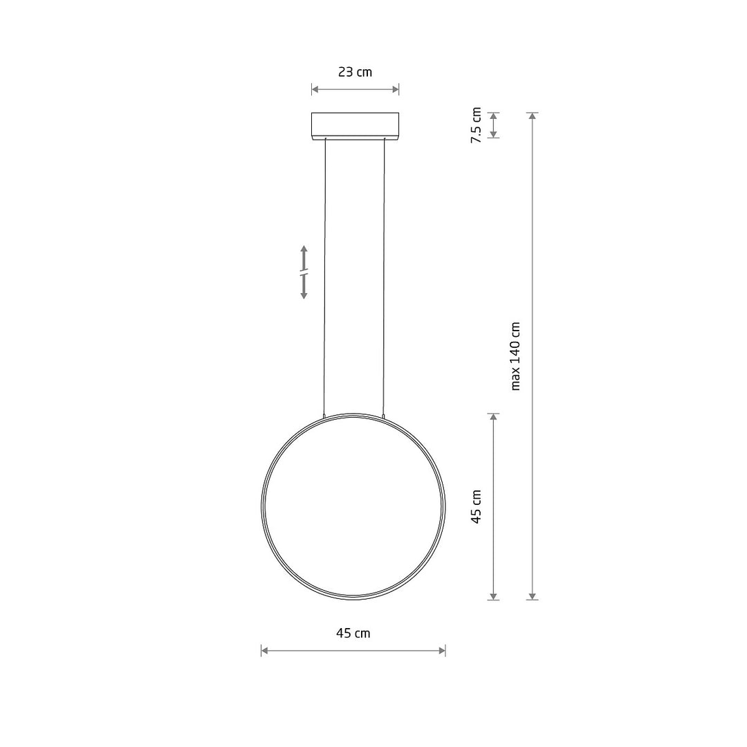 Lustră Circolo Led S 4000k 10860, Nowodvorski