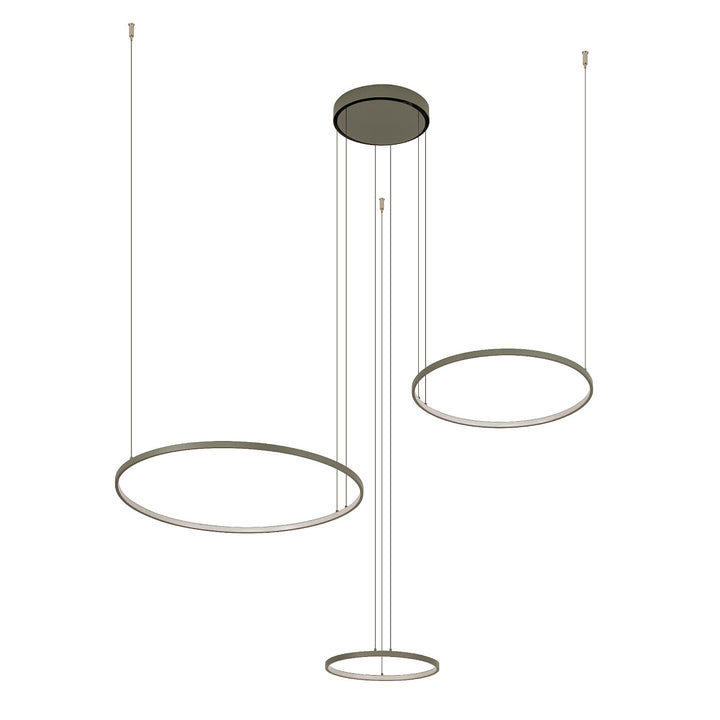 Lustră Circolo Led Silk Olive 3000k 11398, Nowodvorski