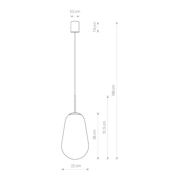Lustră Pear M 8672, Nowodvorski