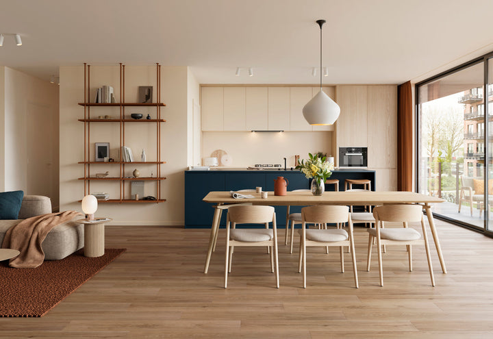 Parchet SPC Mosanto 6mm, Zenn RigidClick Comfort 55 Planks, Berry Alloc
