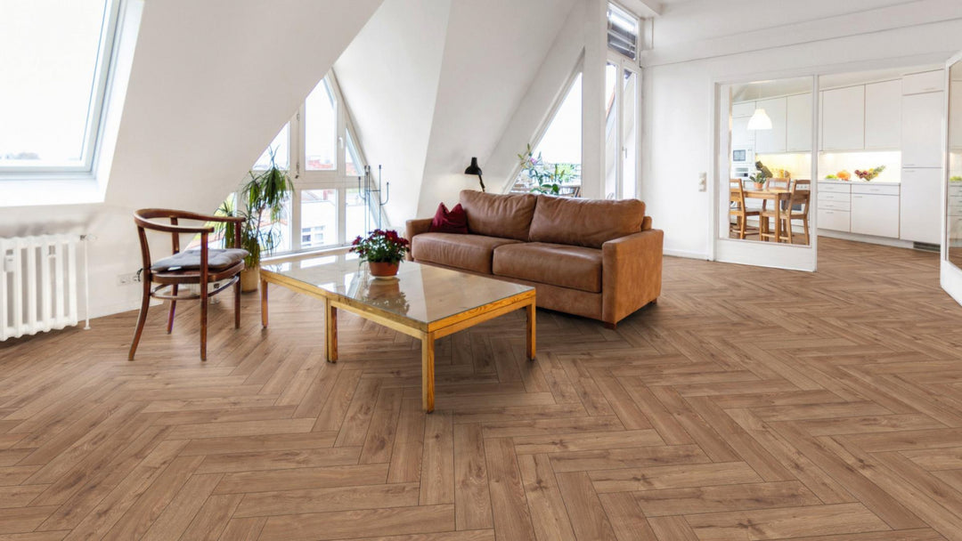 Parchet Laminat , Kaindl, Oak Harlech 32676,Masterfloor Herringbonet 8mm
