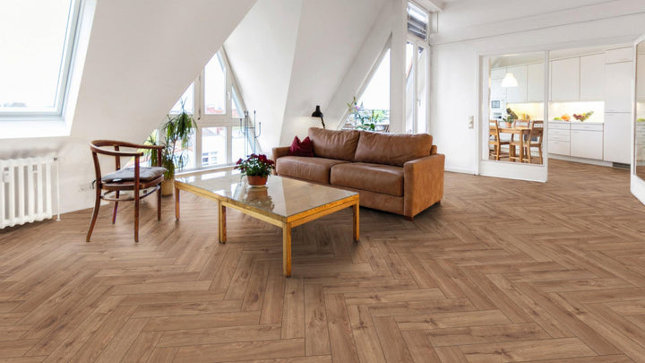 Parchet Laminat , Kaindl, Oak Harlech 32676,Masterfloor Herringbonet 8mm