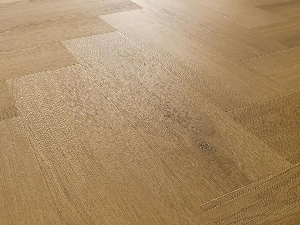 Parchet SPC, 5mm, Amaron Herringbone, CAS 208, Burbon Oak, Arbiton