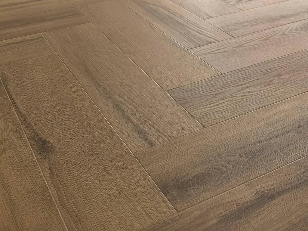 Parchet SPC, 5mm, Amaron Herringbone,CAS 229, Rochester Oak, Arbiton