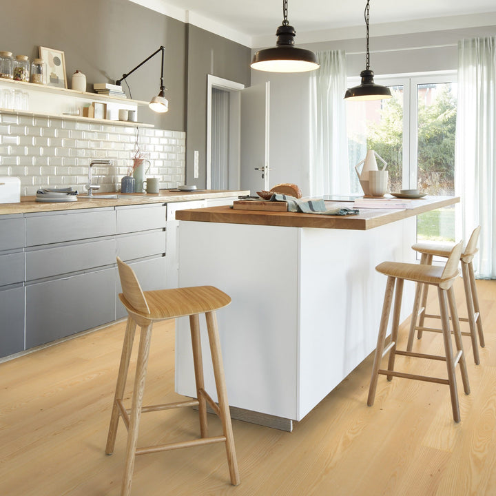 Parchet Stratificat Frasin Transparent Andante, 14mm Plank 138, Boen