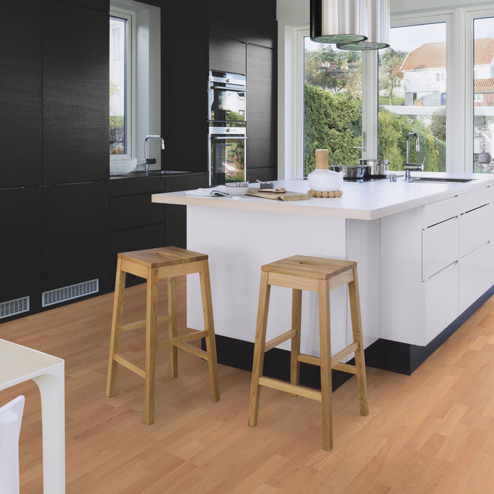 Parchet Stratificat Beech Transparent Andante, 14mm 3-Strip, Boen