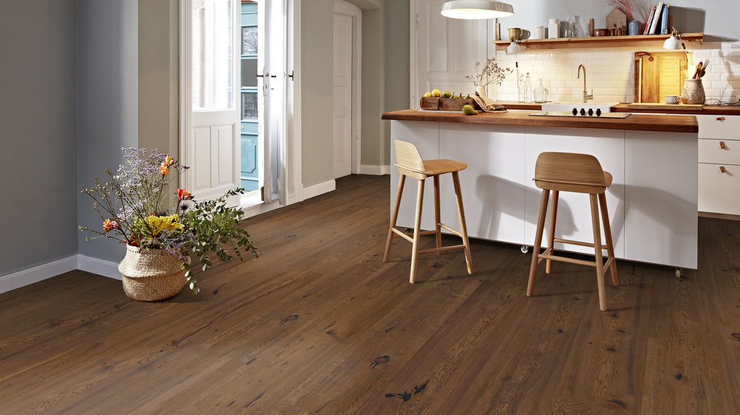 Parchet Stratificat Stejar Antique Brown Canyon, 15mm Chaletino, Boen