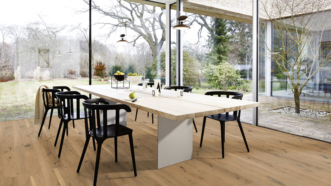 Parchet Stratificat Stejar Authentic Espressivo, 14mm Plank 138, Boen