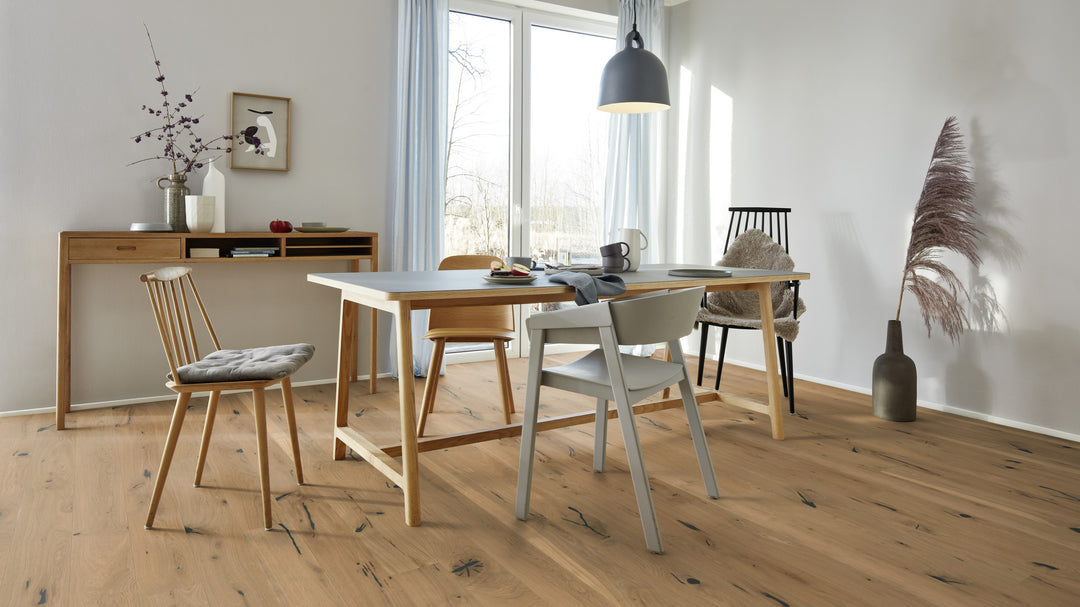 Parchet Stratificat Stejar Authentic Espressivo, 14mm Plank 138, Boen