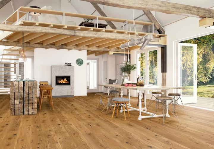 Parchet Stratificat Stejar Epoca Espressivo, 14mm Castle Plank, Boen
