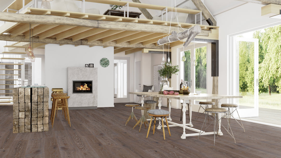 Parchet Stratificat Stejar Graphite Vivo, 14mm Castle Plank, Boen