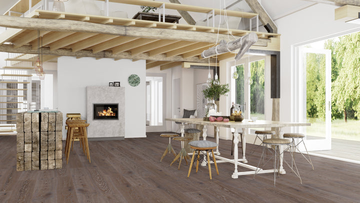 Parchet Stratificat Stejar Graphite Vivo, 14mm Castle Plank, Boen