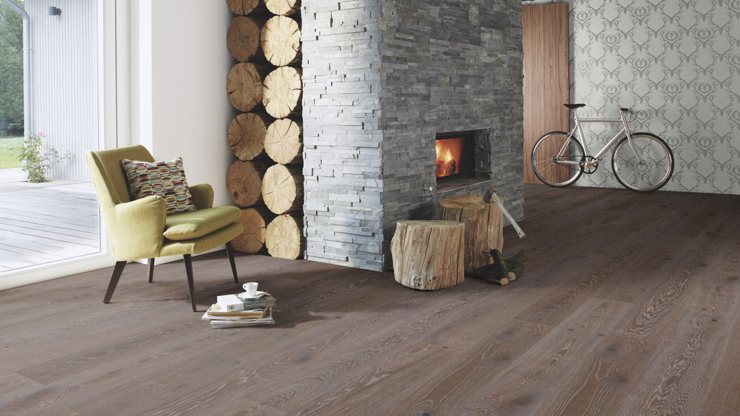 Parchet Stratificat Stejar Graphite Vivo, 14mm Castle Plank, Boen