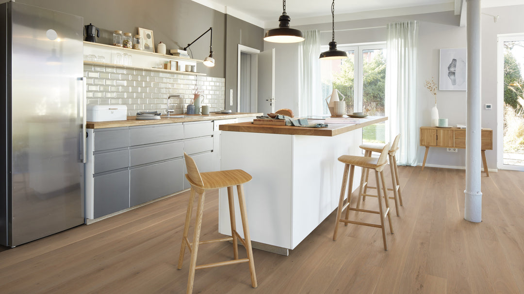 Parchet Stratificat Stejar Sand Animoso, 14mm Plank 138, Boen