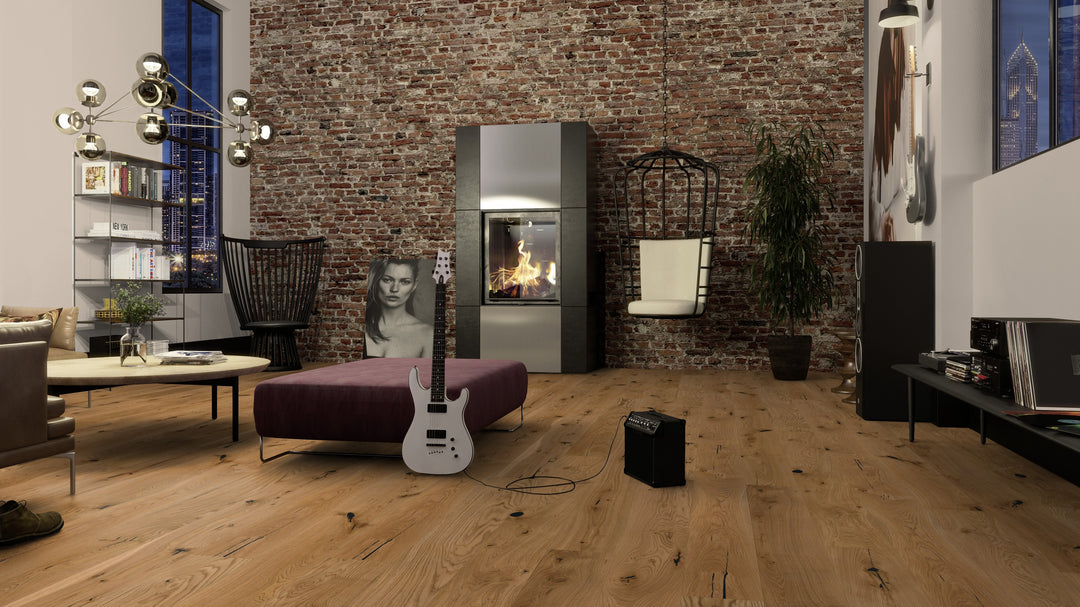 Parchet Stratificat Stejar Transparent Espressivo, 14mm Castle Plank, Boen
