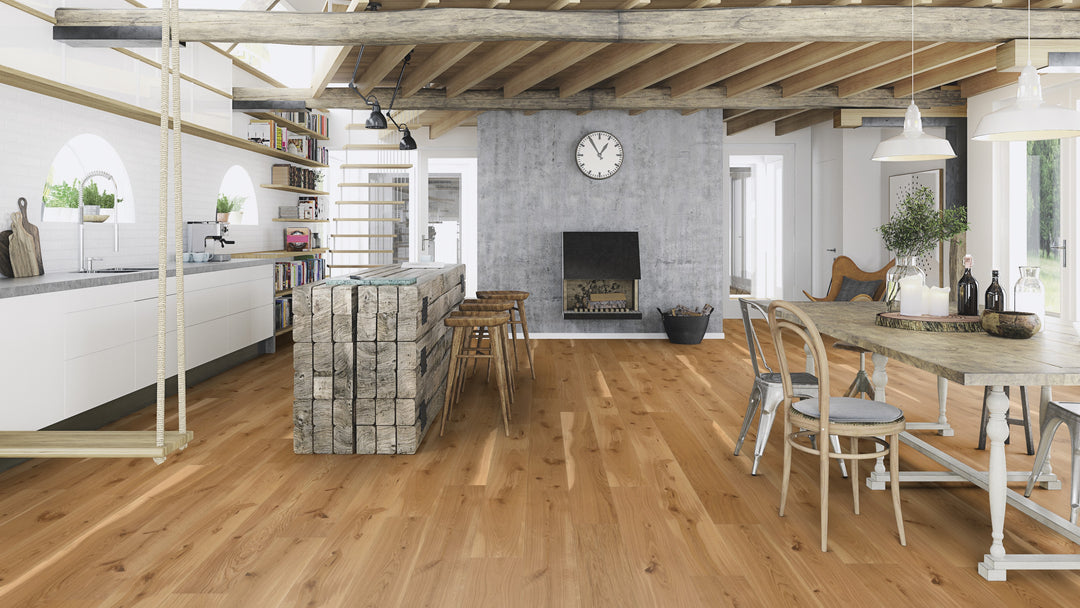 Parchet Stratificat Stejar Transparent Vivo, 14mm Castle Plank, Boen