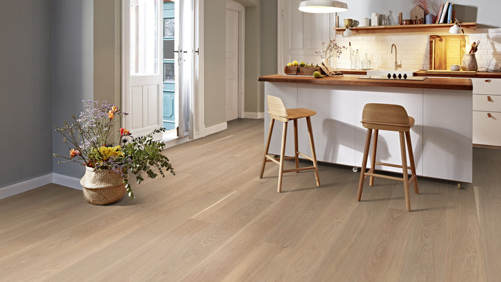 Parchet Stratificat Stejar White Andante, 14mm Castle Plank, Boen