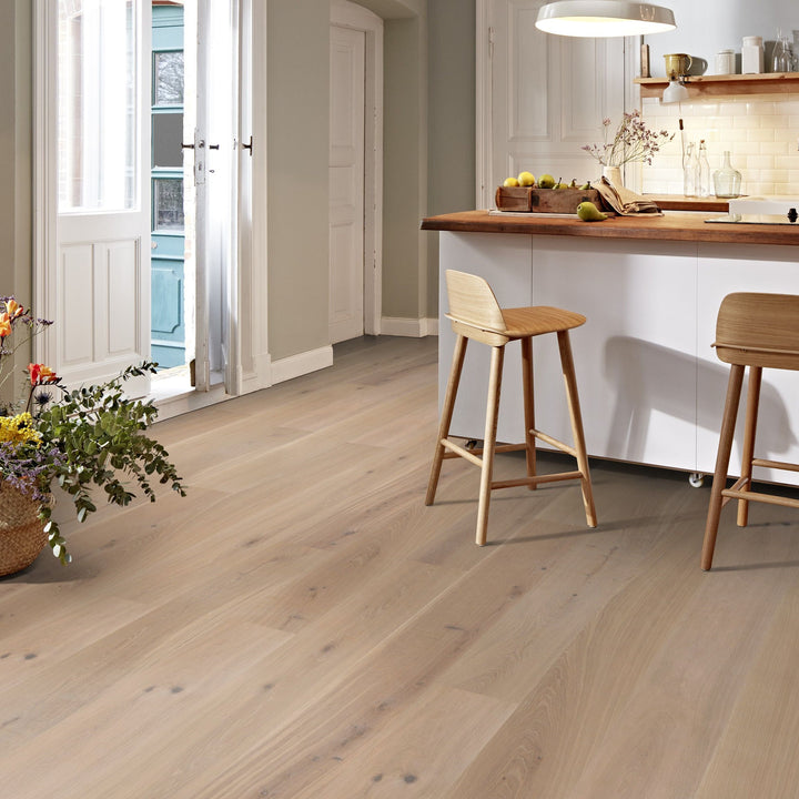 Parchet Stratificat Stejar White Animoso, 14mm Castle Plank, Boen