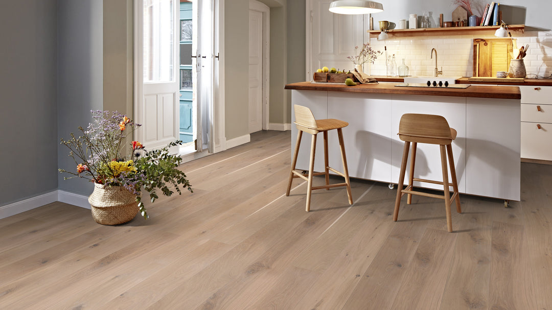 Parchet Stratificat Stejar White Vivo, 14mm Castle Plank, Boen