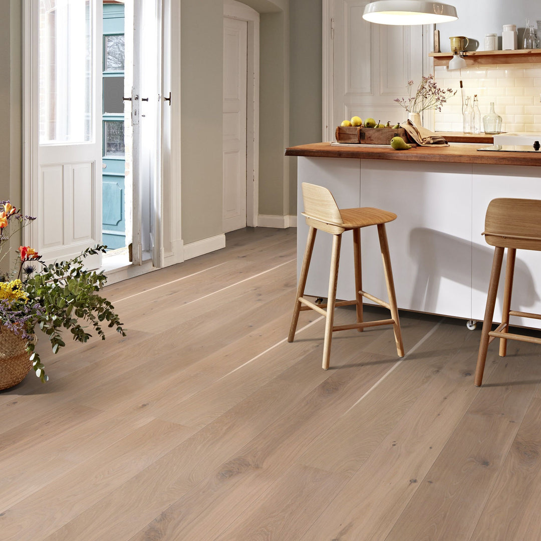 Parchet Stratificat Stejar White Vivo, 14mm Castle Plank, Boen