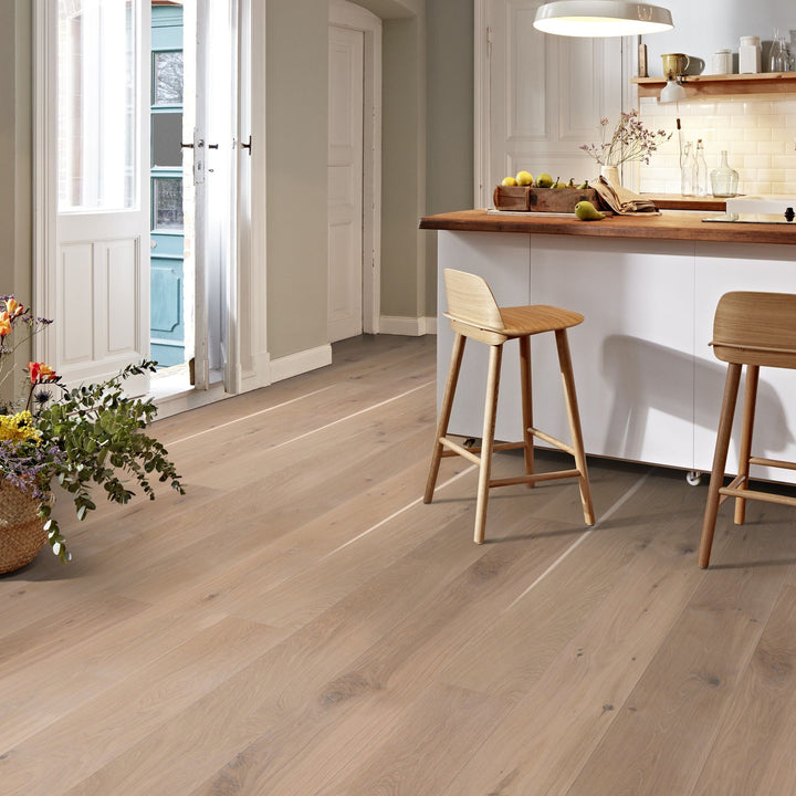 Parchet Stratificat Stejar White Vivo, 14mm Castle Plank, Boen