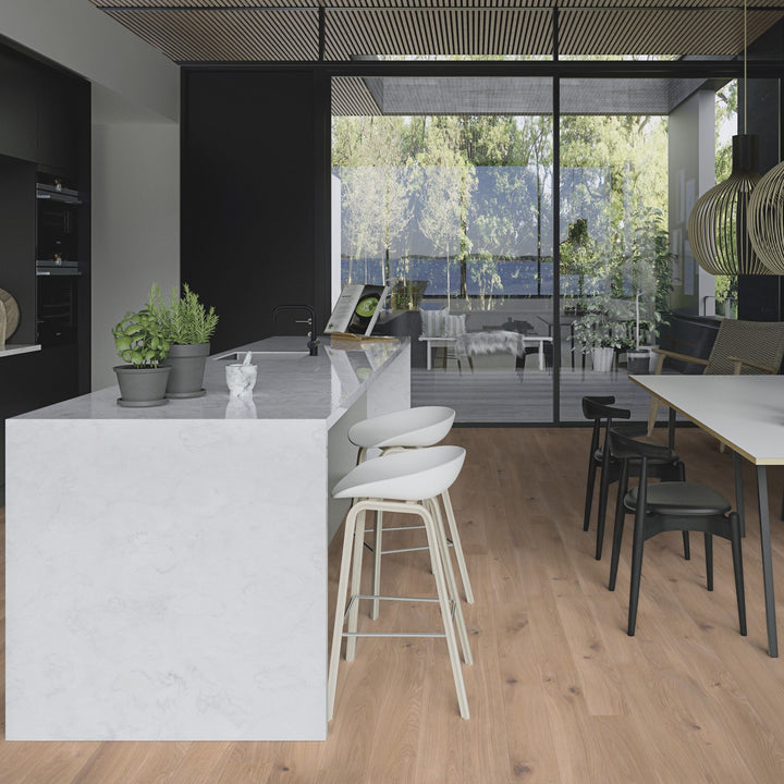 Parchet Stratificat Stejar White Vivo, 14mm Plank 138, Boen