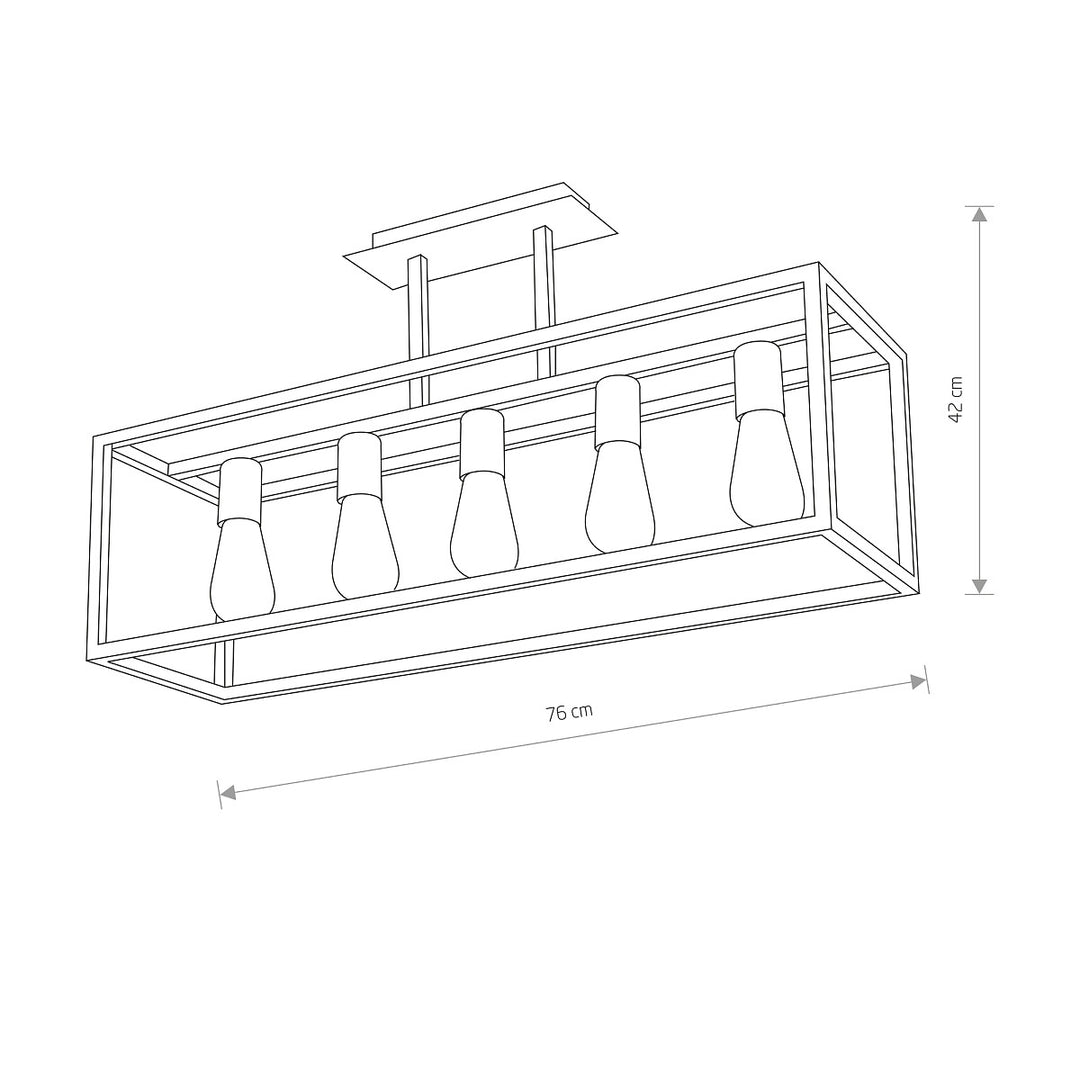 Plafonieră Crate V 9047, Nowodvorski