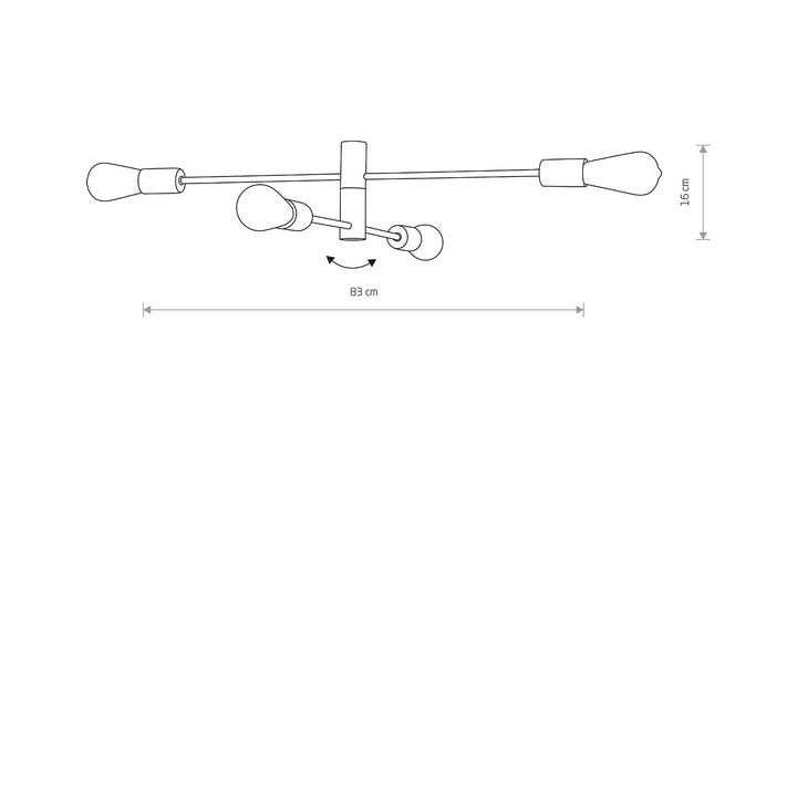 Plafonieră Rotor Iv 7936, Nowodvorski