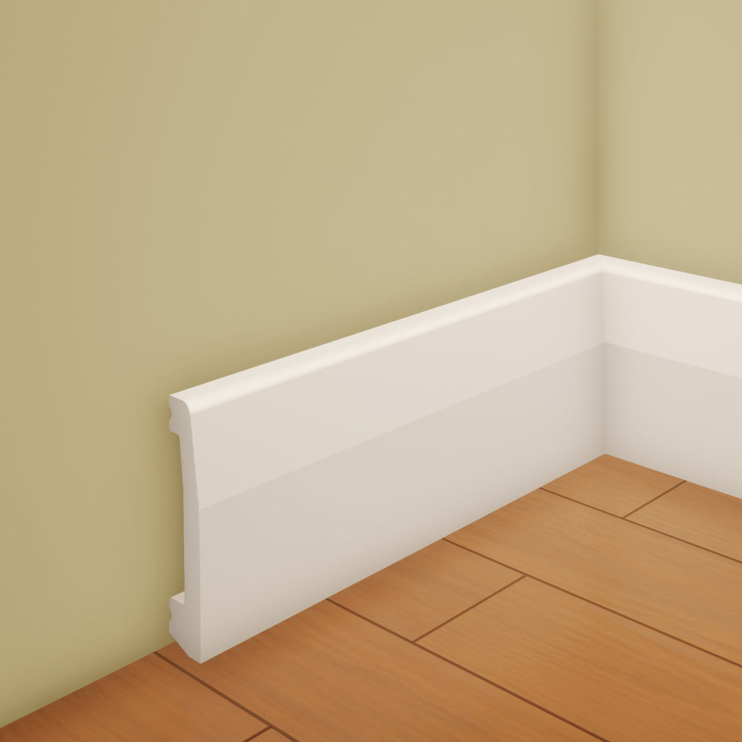 Plinta decorativa din polimer rigid L2 - 6.3x1.3x200 cm