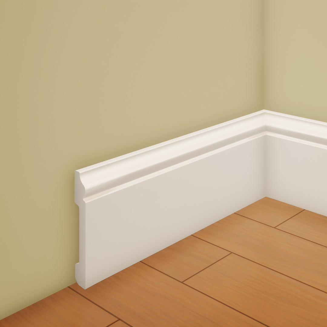 Plinta decorativa din polimer rigid L3 - 6.5x1x200 cm