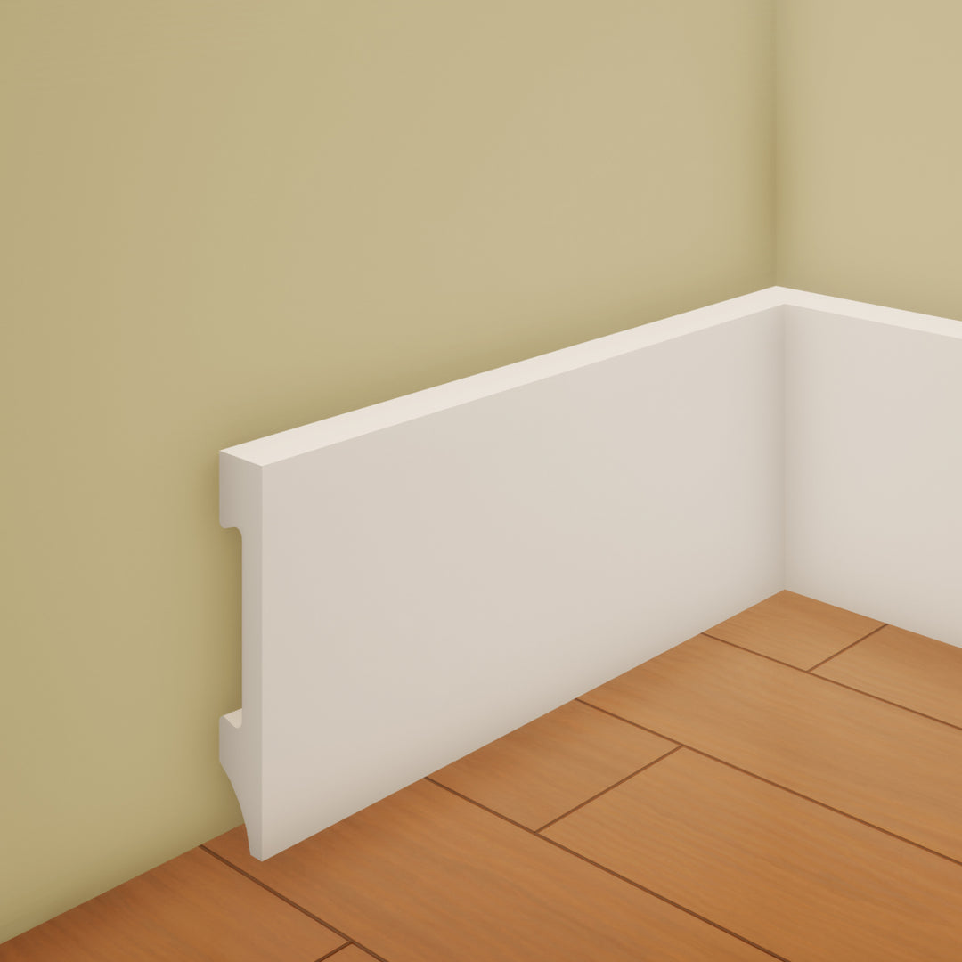 Plinta decorativa din polimer rigid L4 - 7.5x1.4x200 cm