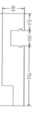 Plinta decorativa din polimer rigid S29 - 11.5x1.8x240 cm