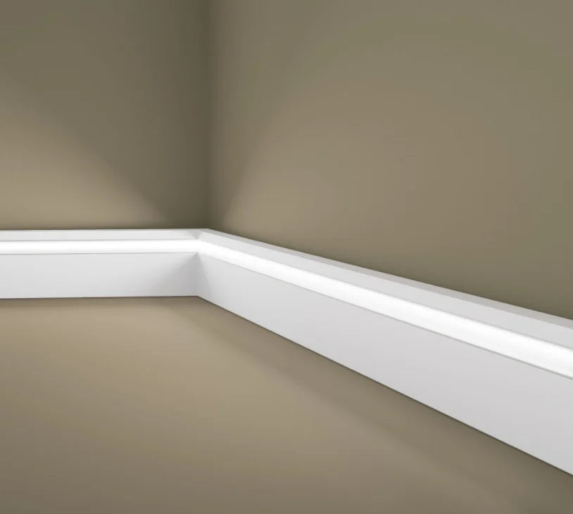 Plinta decorativa din polimer rigid S29 - 11.5x1.8x240 cm