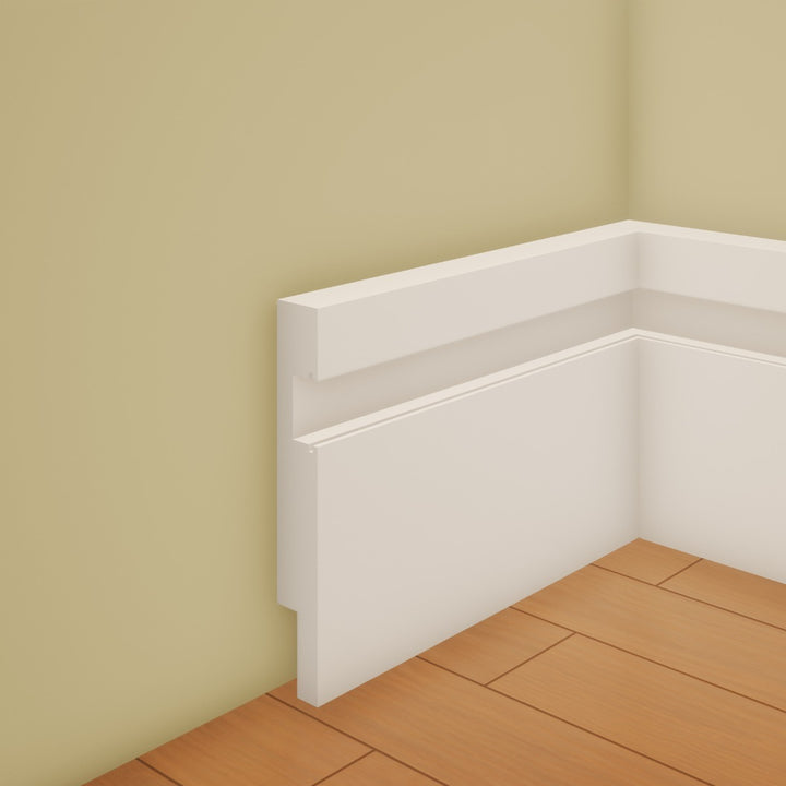 Plinta decorativa din polimer rigid S29 - 11.5x1.8x240 cm
