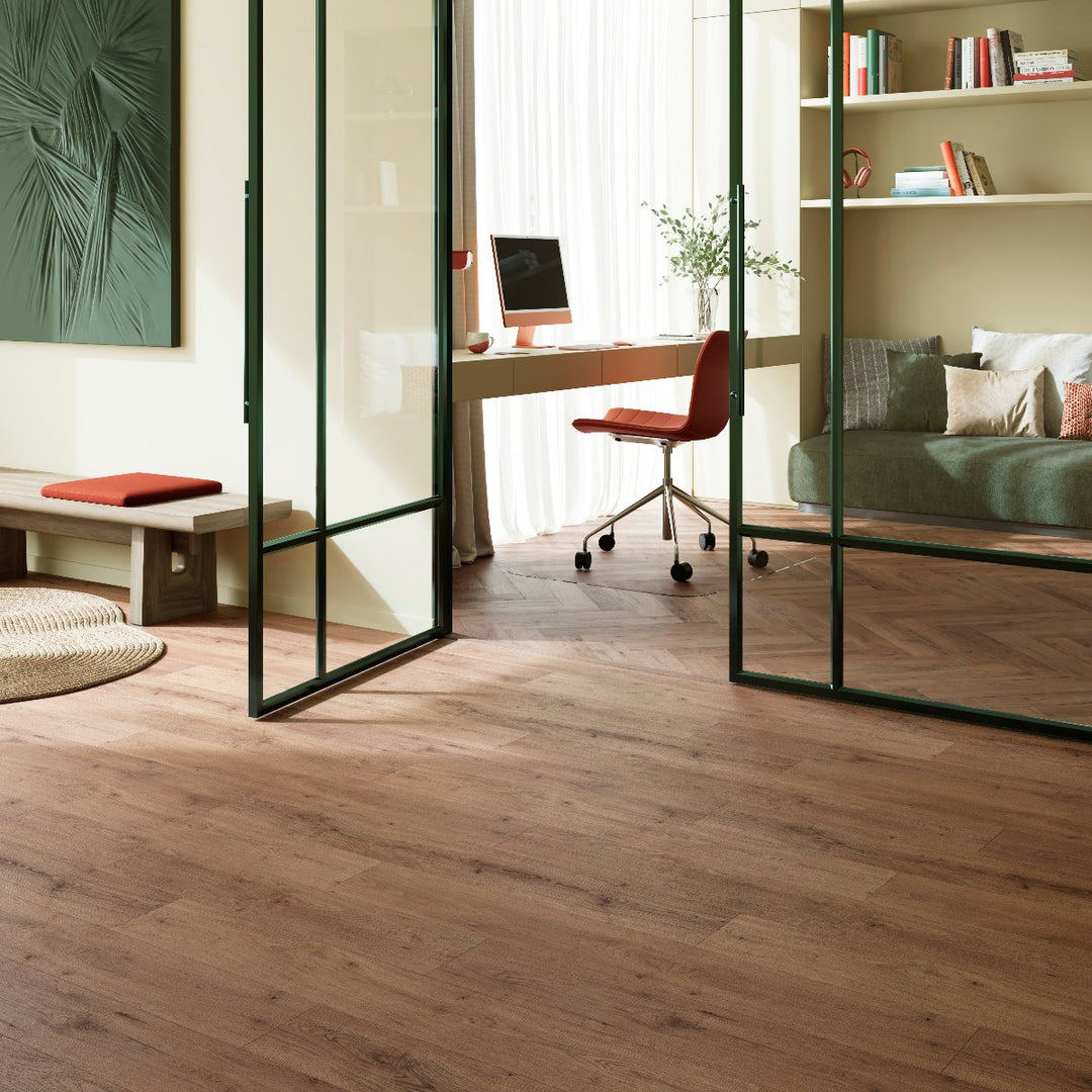 Parchet SPC Porto 6mm, Zenn RigidClick Comfort 55 Planks, Berry Alloc