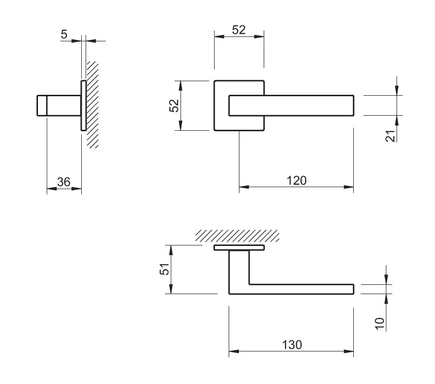 Maner usa negru, 2275 5SQ Tupai