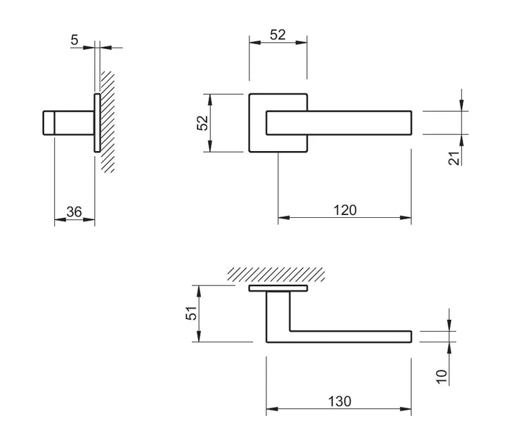 Maner usa negru, 2275 5SQ Tupai