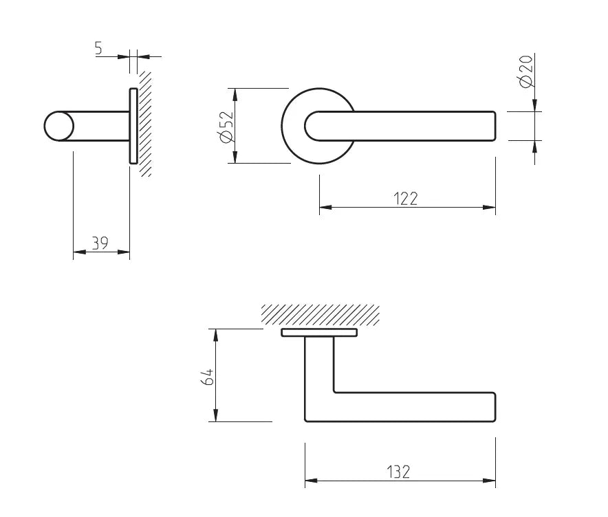 Maner usa auriu lucios, 4002 5S, Tupai