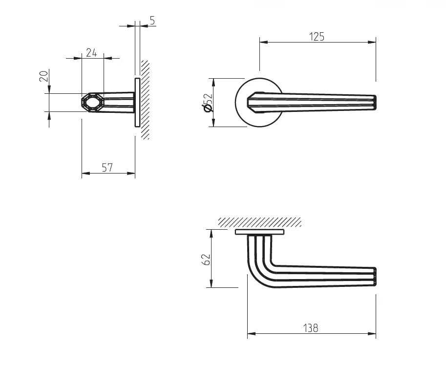 Maner usa  nichel periat, 4160 5S, Tupai