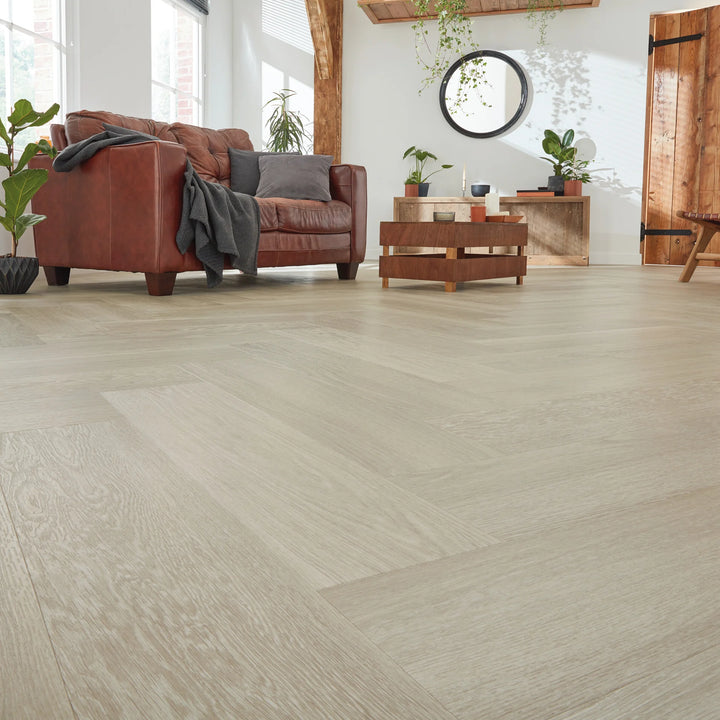 Parchet LVT 6.5mm,Van Gogh Rigid Core,Grey Brushed Oak,Designflooring