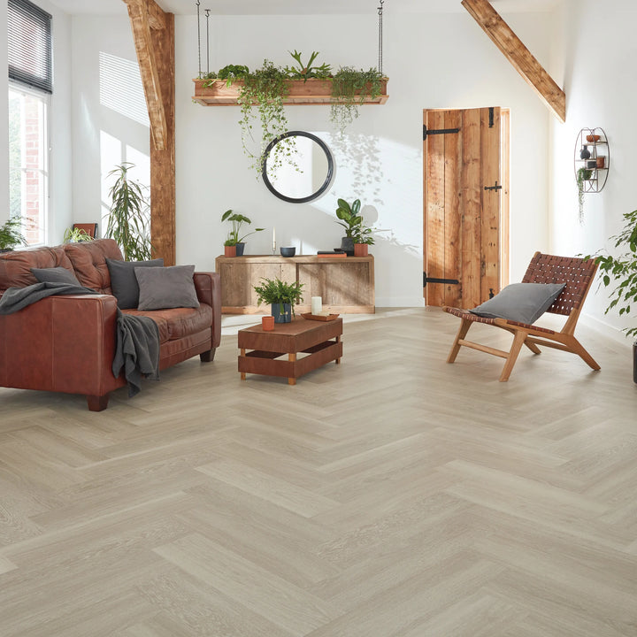 Parchet LVT 6.5mm,Van Gogh Rigid Core,Grey Brushed Oak,Designflooring