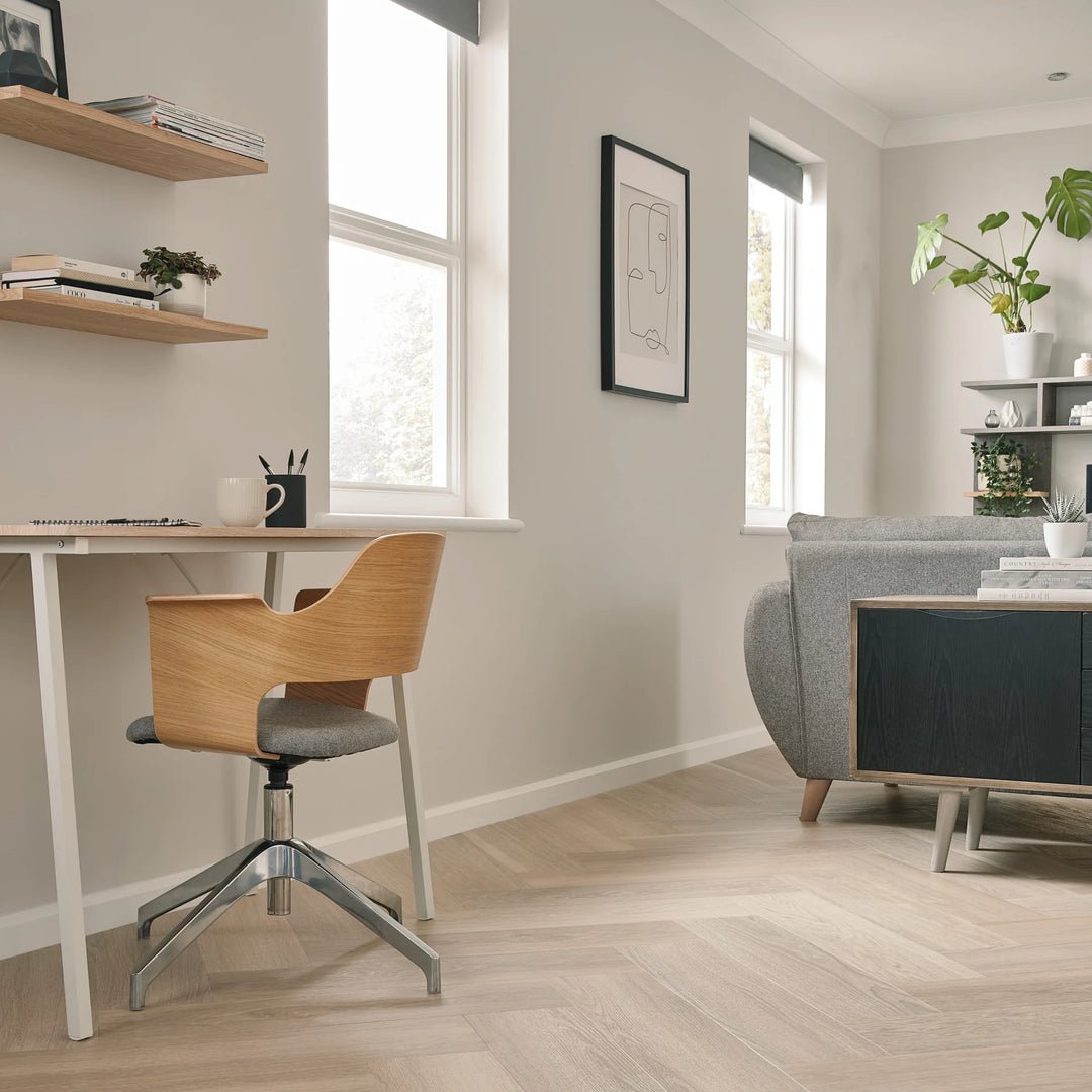 Parchet LVT 6.5mm,Van Gogh Rigid Core,Neutral Brushed Oak,Designflooring