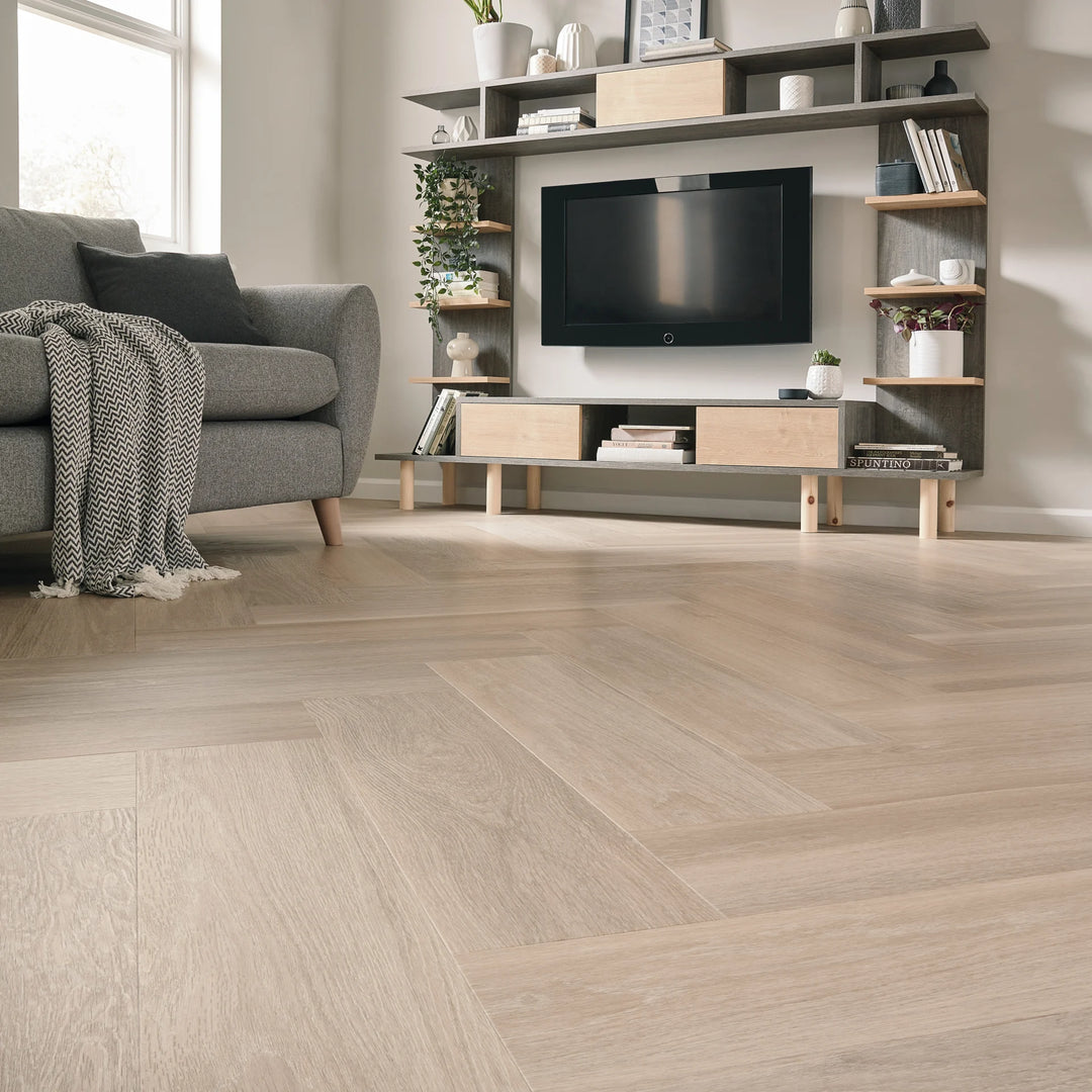 Parchet LVT 6.5mm,Van Gogh Rigid Core,Neutral Brushed Oak,Designflooring
