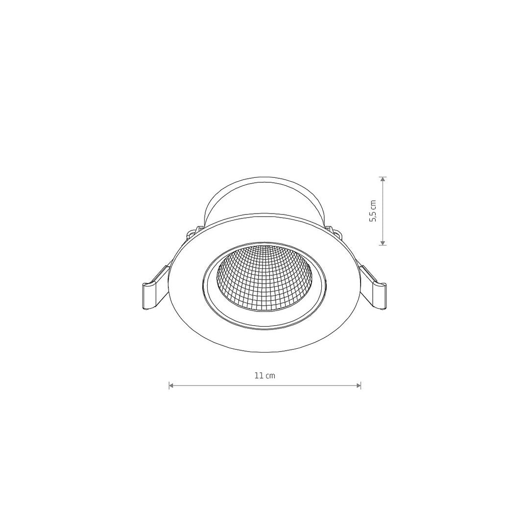 Spot Încastrat Egina Led 10w 4000k 10552, Nowodvorski